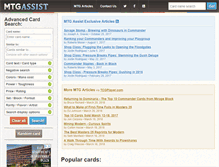Tablet Screenshot of mtgassist.com